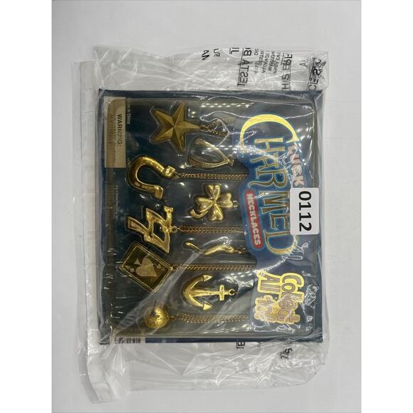 Vintage Vending Display Board Lucky Charmed Necklaces 0112 - Picture 2 of 2